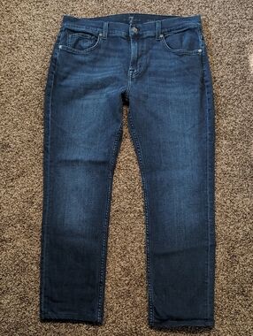 7 For All Mankind Paxtyn Skinny Jeans Size 33x28